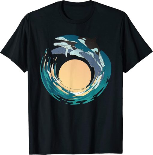 Oceans whales T-Shirt