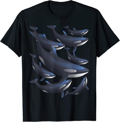 Orca Killer Whale Toothed Whale Marine Mammal Dolphin T-Shirt